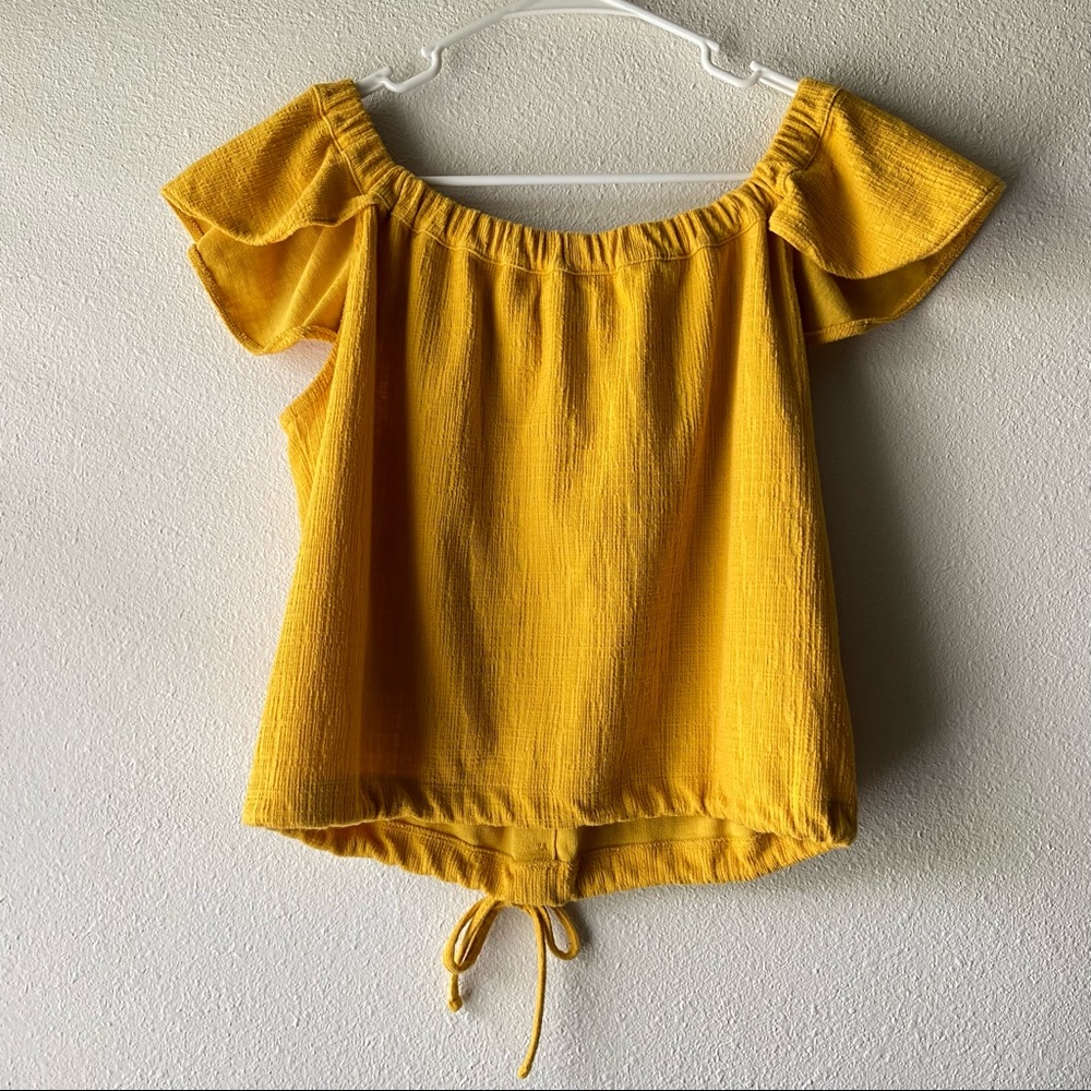 Madewell Texture & Thread Off-the-Shoulder Top - Picture 7 of 10